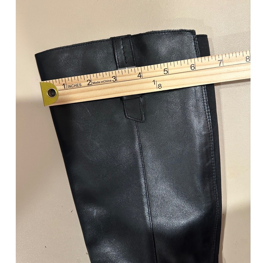 Sam Edelman Ponce Black Soft Leather Riding Boots Knee-High‎ Size 6.5 - Picture 13 of 13